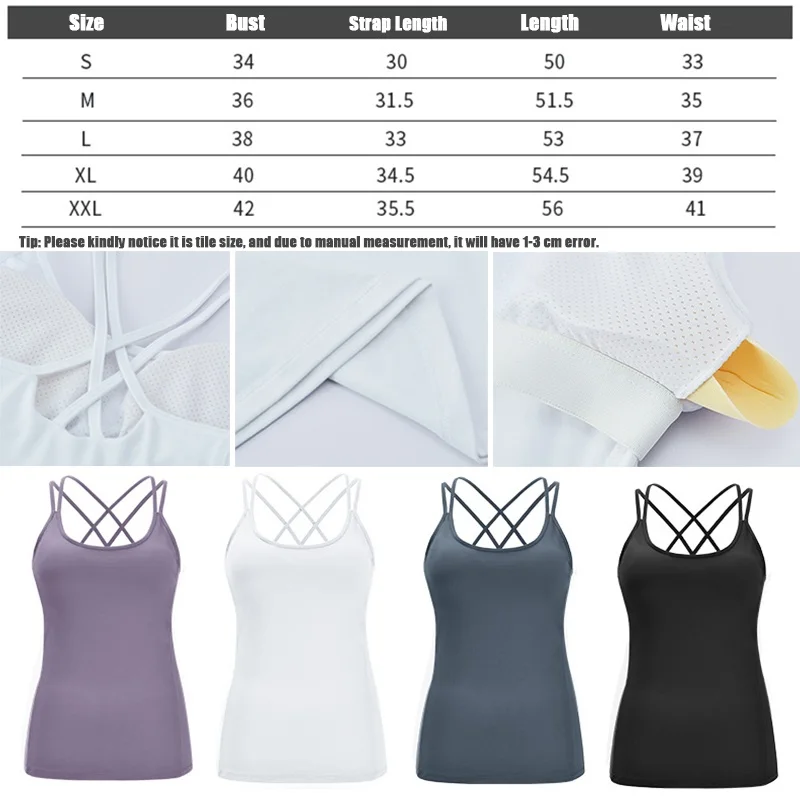 Женский спортивный топ с чашкой футболка из джерси бюстгальтером для фитнеса