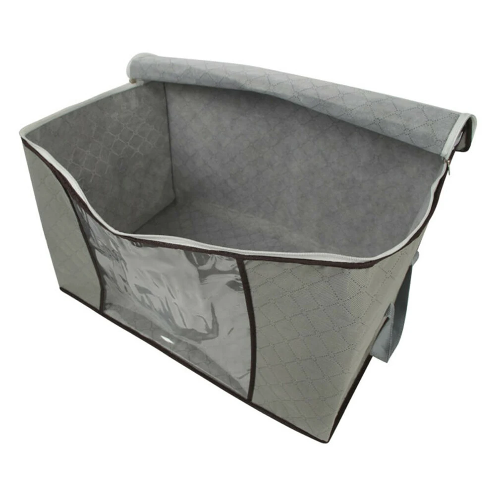 

3PCS Quilt Blanket Storage Bag Boxes Ziped Cube Closet Clothes Household