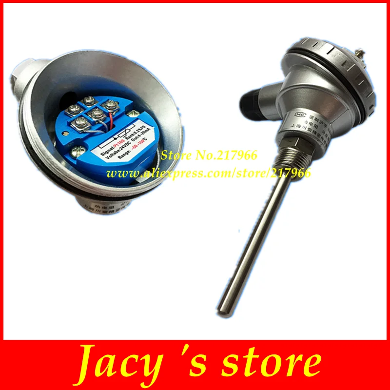 Термостойкий высокотемпературный датчик температуры pt100 зонд встроенный