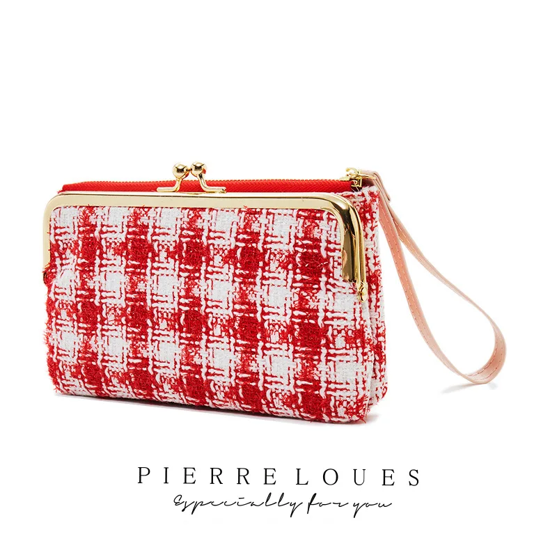 Женский кошелек женский клатч сумка мессенджер с ремешком на запястье