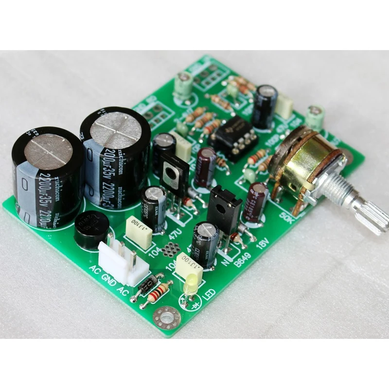 AC Dual 12V ~ 20V NE5532/TL082 Op Amp Preamp Mini DIY Kit/готовая плата шасси усилитель мощности