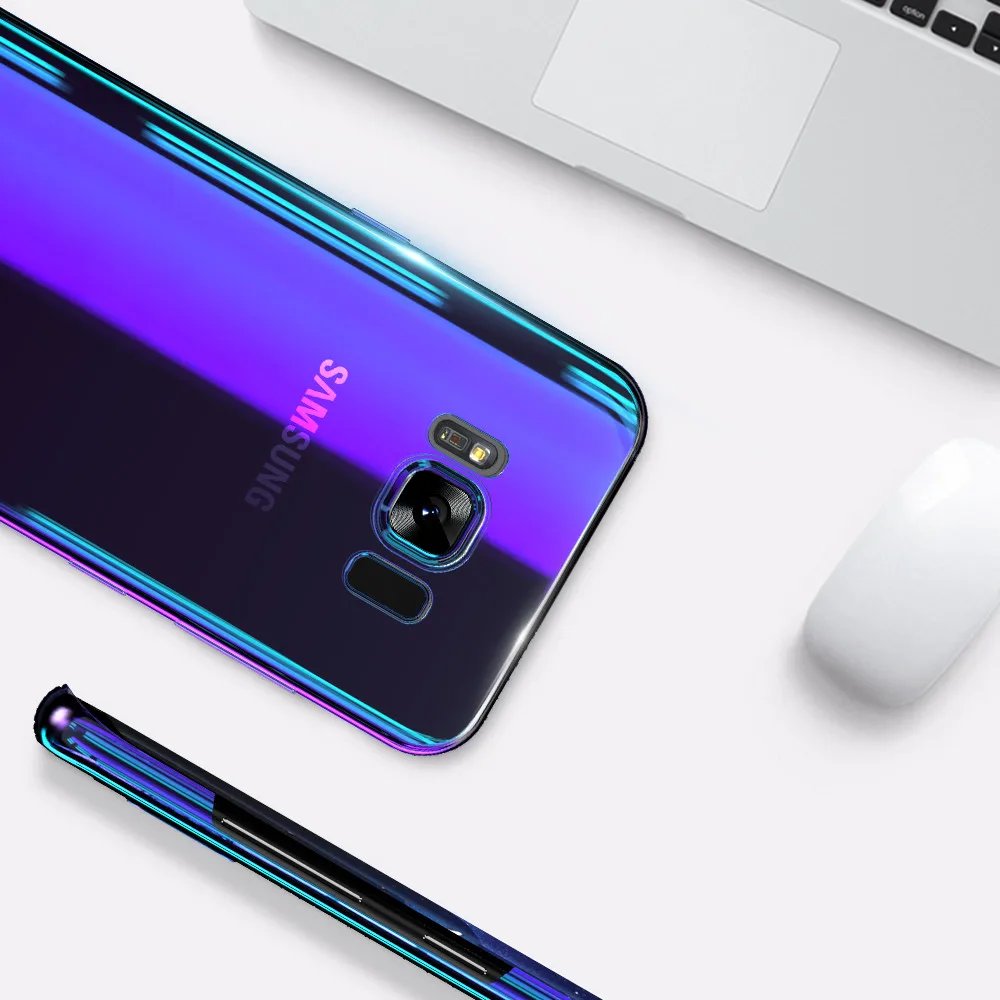 FLOVEME Blue Ray чехол для телефона samsung S8 S9 Plus жесткие чехлы Funda Note 9 Galaxy S6 S7 Edge чехол| |