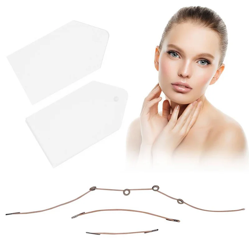

16pcs/48Pcs Invisible Thin Face Stickers V-Shape Face Facial Line Wrinkle Sagging SkinFace Lift Up Fast Chin Adhesive Tape