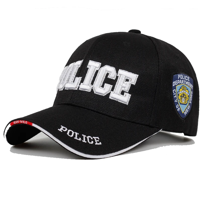 

New POLICE Mens Tactical Cap SWAT Baseball Cap Men Gorras Para Hombre Women Snapback Bone Masculino Army Cap Letter