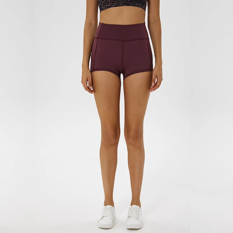 

New Style High Waist Seamless Leggings Gym Shorts Fitness Yoga Short Scrunch Sports Yoga Shorts Spandex Pink Short Pants