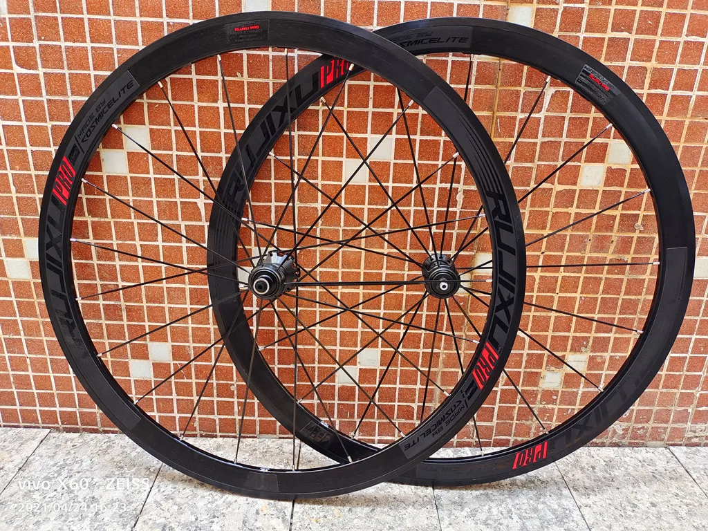 Супер-громкие колеса для дорожного велосипеда 700c Rujixu-pro 40 мм углеродная трубка