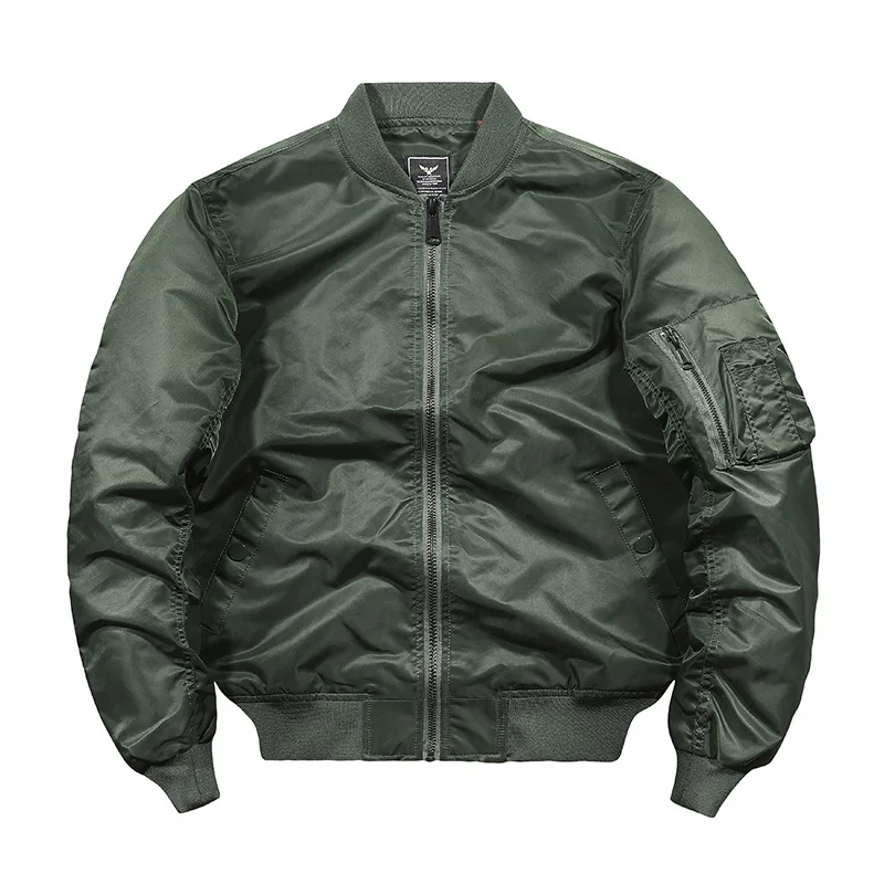 

Air Force Flight Jacket Coat Men Autumn Winter Clothing Tops Army Green Outdoor Jackets Men Casual Fashion Workout Jackets