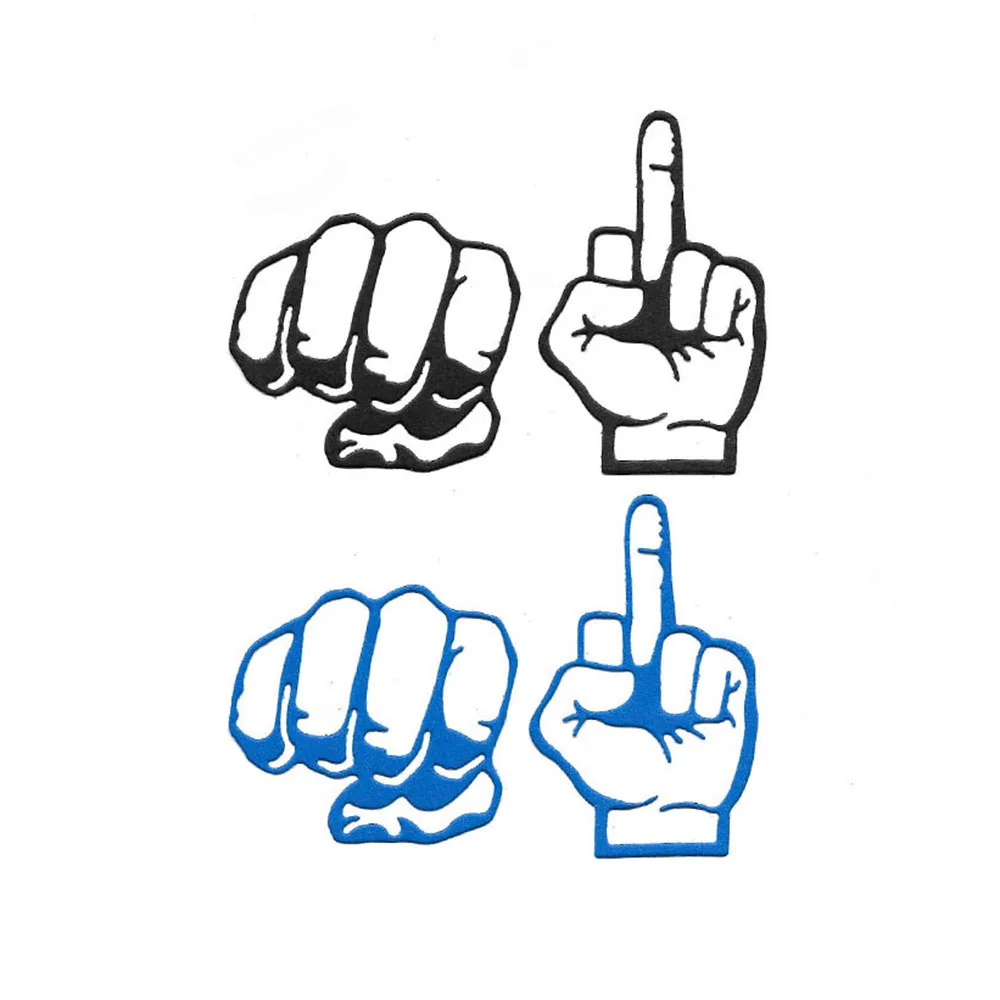 

Scrapbooking Cutting Dies Gesture Fustelle DIY Handmade Template Card Stencil Paper Craft Album Handbook Decor Embossing Die