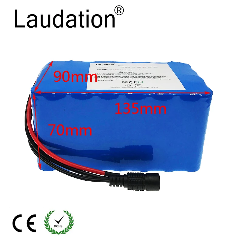 Laudation 24V 8ah литиевая батарея электрического велосипеда высокого качества 29 4v8000mah 7S