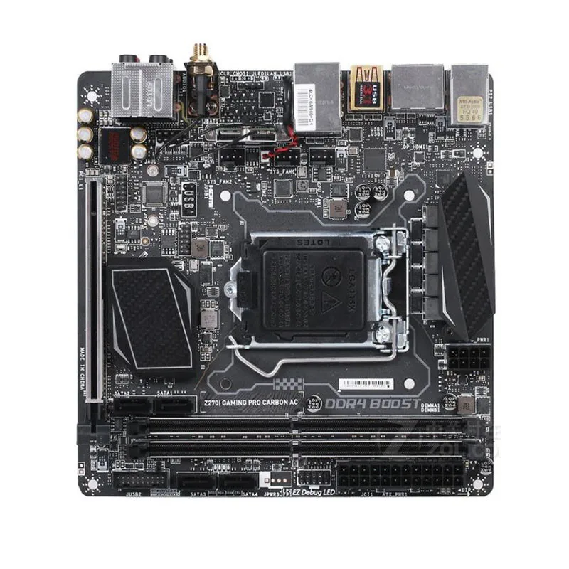 MINI-ITX ITX для MSI Z270I GAMING PRO CARBON AC компьютера M.2 Nvme SSD материнская плата LGA 1151 DDR4 Z270