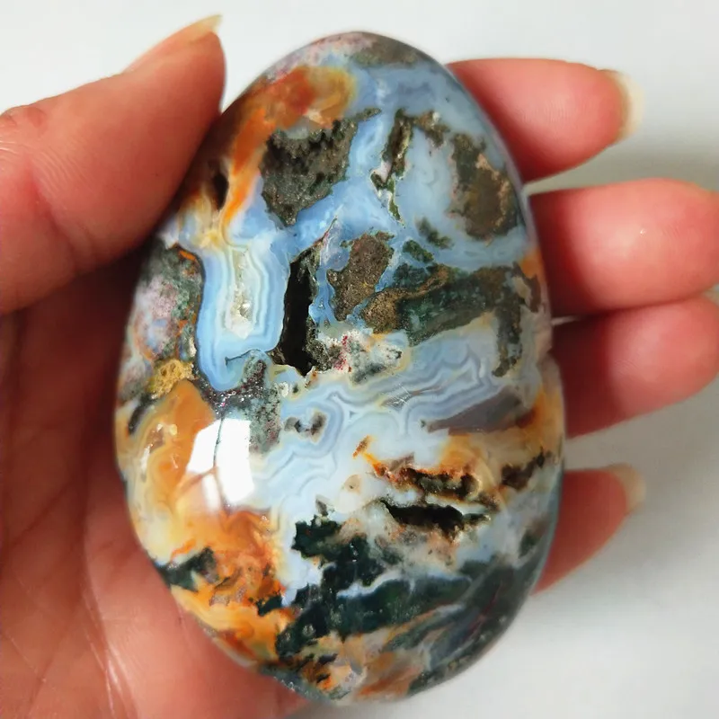 Натуральные камни морская яшма пальмовые камни игрушки маленькие камни и кристаллы целебный кристалл - Цвет: A019        142g
