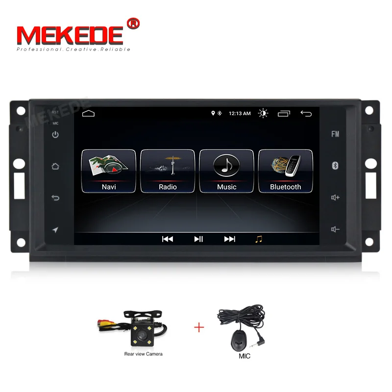 MEKEDE Android8.1 Автомобильный мультимедийный dvd-плеер для Jeep Cherokee 2009 2008 2010 Wrangler стерео для Dodge радио для Chrysler - Цвет: add camera