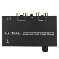 ak 750s phono preamp preamplifier audio amplifier lp vinyl turntable amplifier rca input and outputus plug