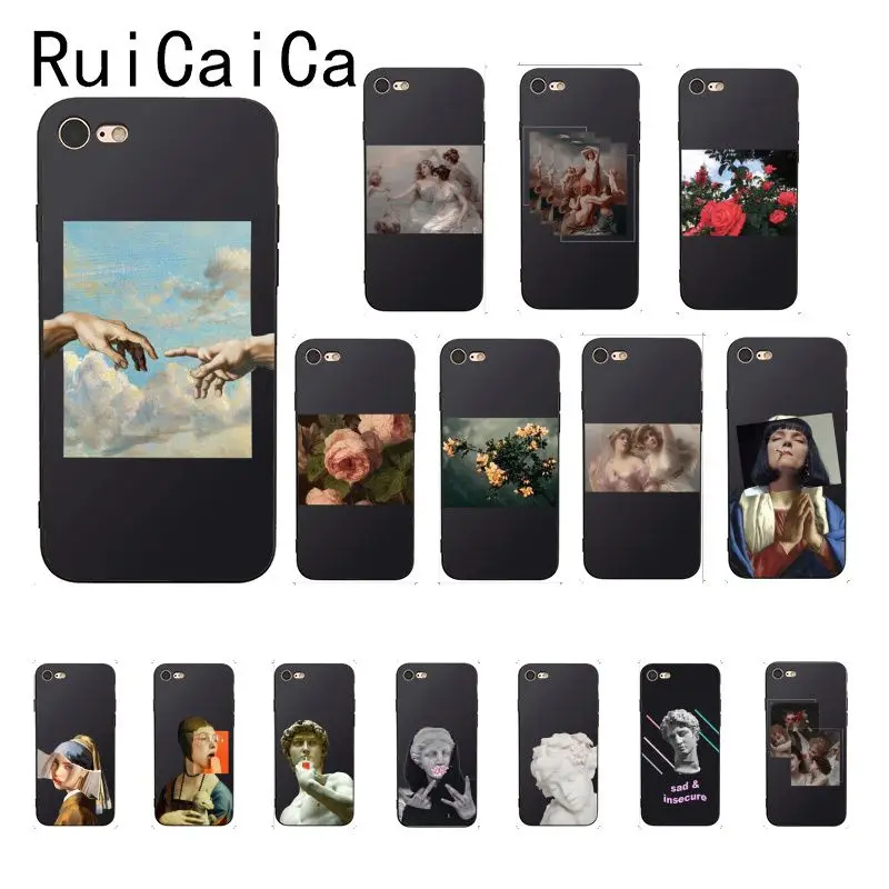 Ruicaica современное искусство скульптура Давида художественная живопись черный