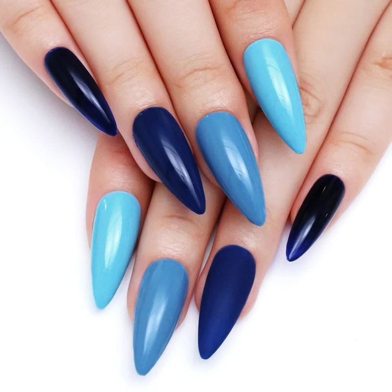 Гель-лак для ногтей Полупостоянный синий зеленый 120 цветов 10 мл | Красота и