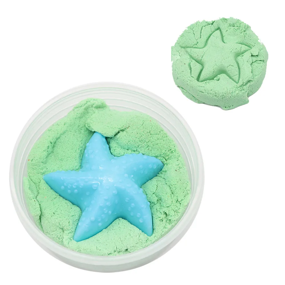 Волшебный песок игрушка ручной работы динамическая глина Космический