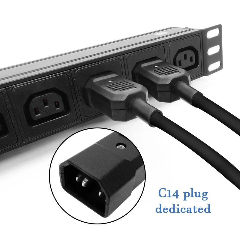 PDU Мощность полосы 3AC IEC C13 розетка переключатель УЗИП Защита от перенапряжения 4000