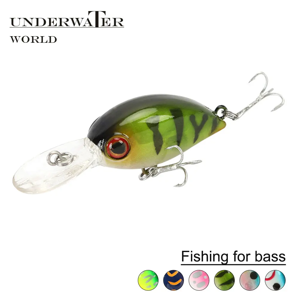 Воблеры для ловли рыбы приманка искусственные жесткие приманки плавающие 40 мм 3 6