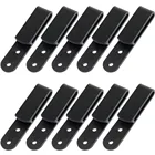 10 шт.лот тактический черный Жесткий Зажим для ремня Универсальный футляркобура Зажим петля с крепежными винтами