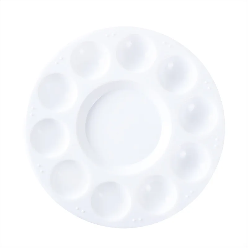 

Round palette water powder pigment palette plastic palette art student water multi-function palette