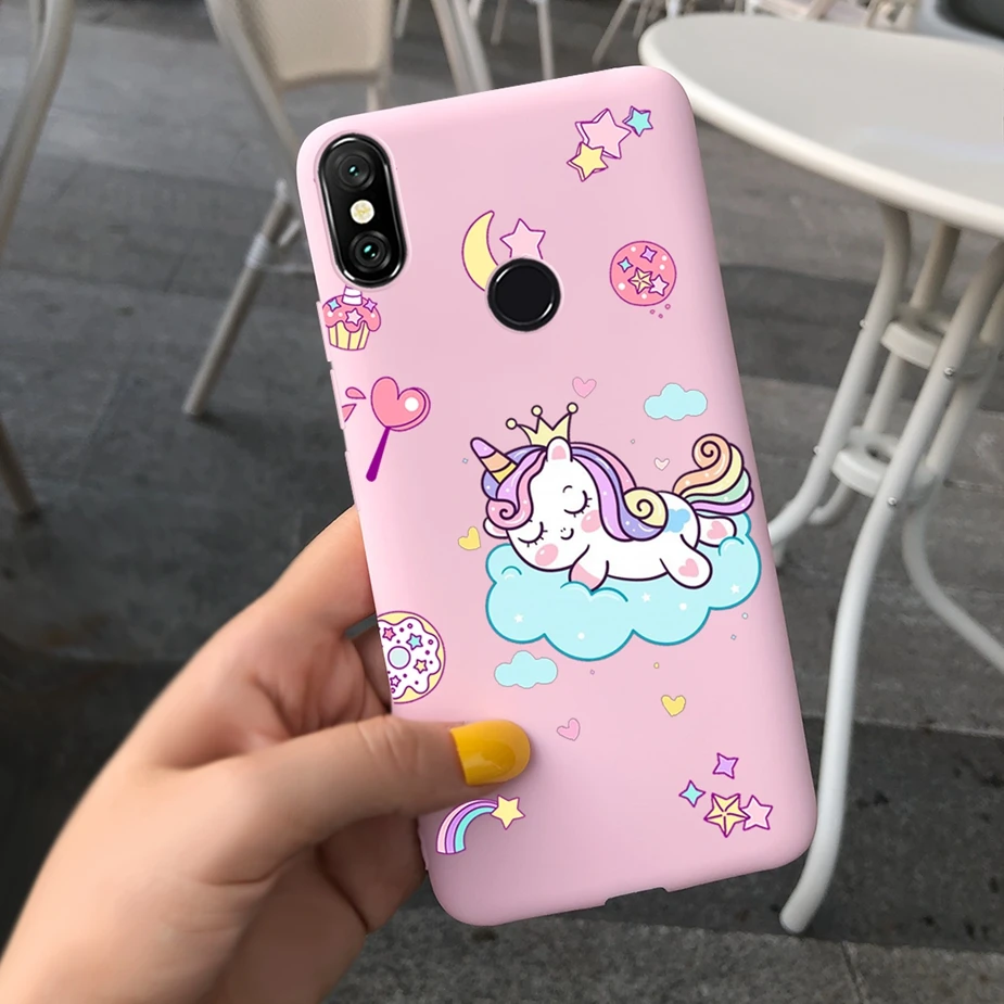 Чехол для Xiaomi Mi 8 Mi8 Lite Pro мягкий тонкий чехол милый мультяшный противоударный -
