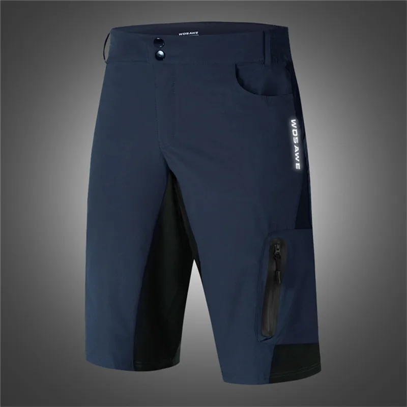 Шорты WOSAWE Мужские для горного велосипеда свободные дышащие спорта на открытом