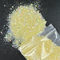 50g chunky glitter mixed hexagon holographic glitter iridescent opal fairy drops nail art unicorn cosmetic manicure sequins gd 9