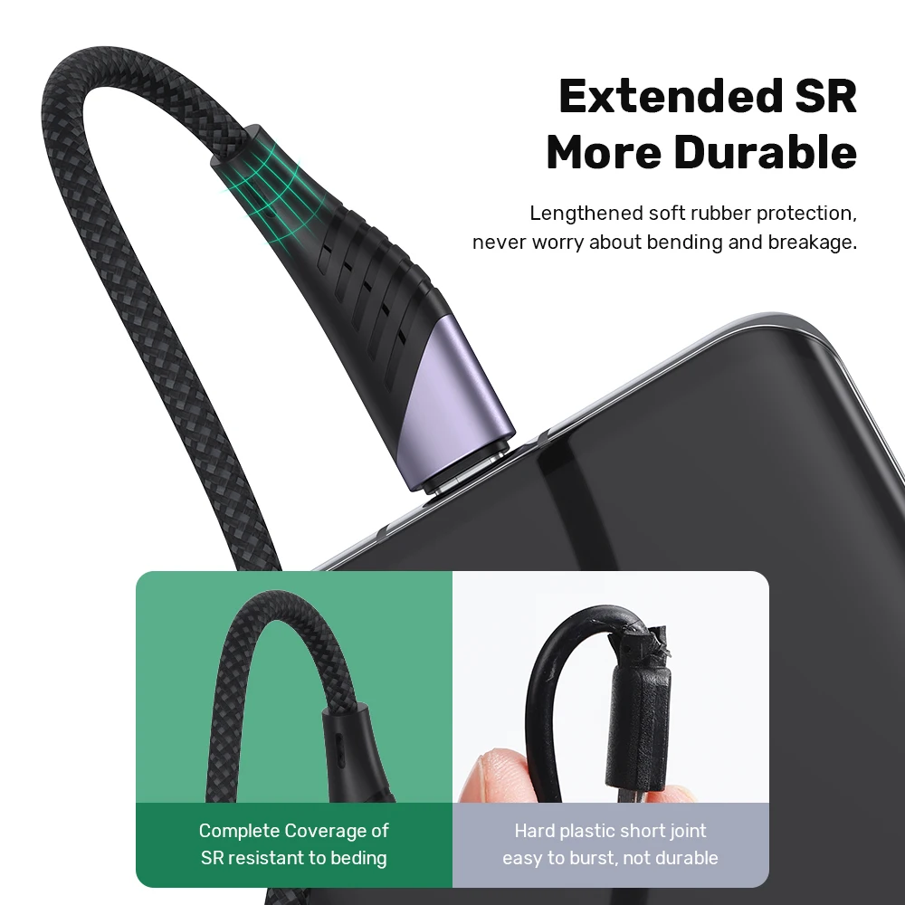 Кабель TOPK AP74 USB C к Type кабель для быстрой зарядки PD 65 Вт MacBook Pro iPad Quick Charge 4 0 USBC Type-C