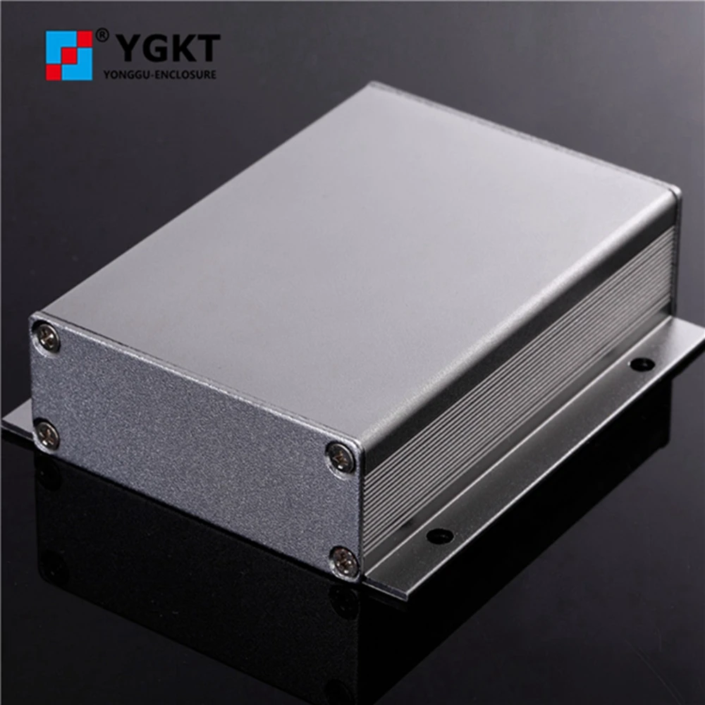 80*23 8*90 мм высококачественный алюминиевый экструзионный радиатор железо-серый