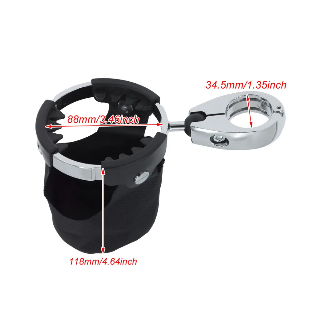 Держатель для стаканов напитков в байкерском стиле держатель бутылки на руль с