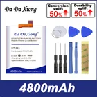 100% оригинальная версия, 4800 мАч, запасная батарея для смартфона Leagoo KIICAA Mix T5 T5C + бесплатная доставка