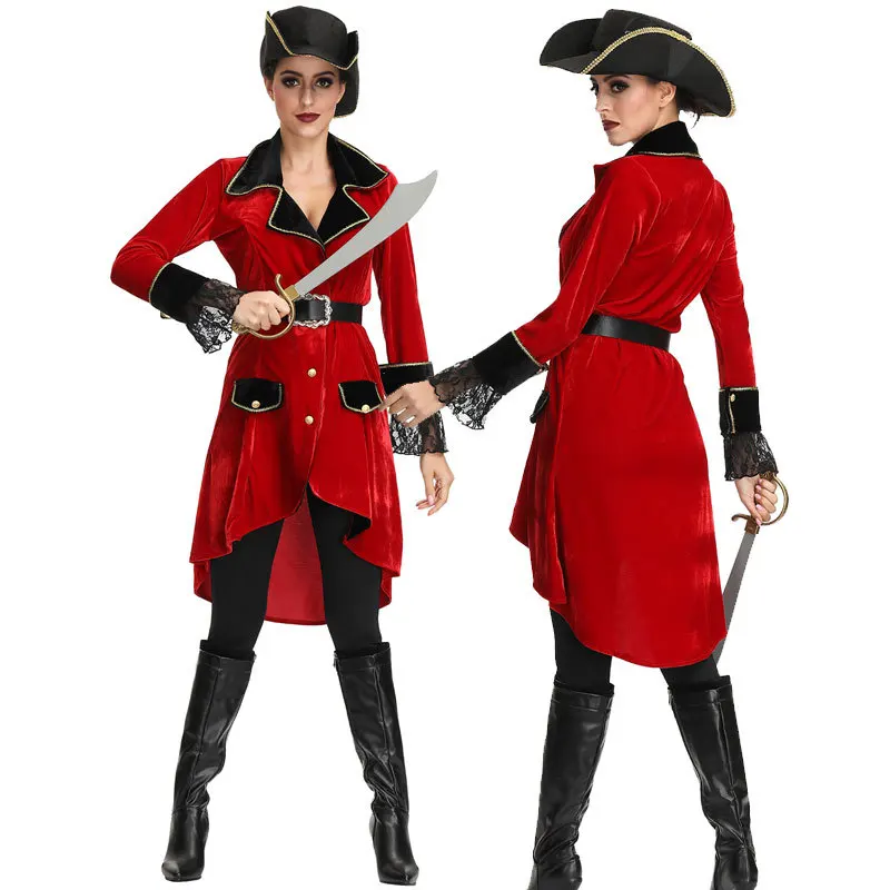 

Adult Female Pirate Costume Halloween Carnival Pirate Cosplay Fancy Dress my hero academia cosplay