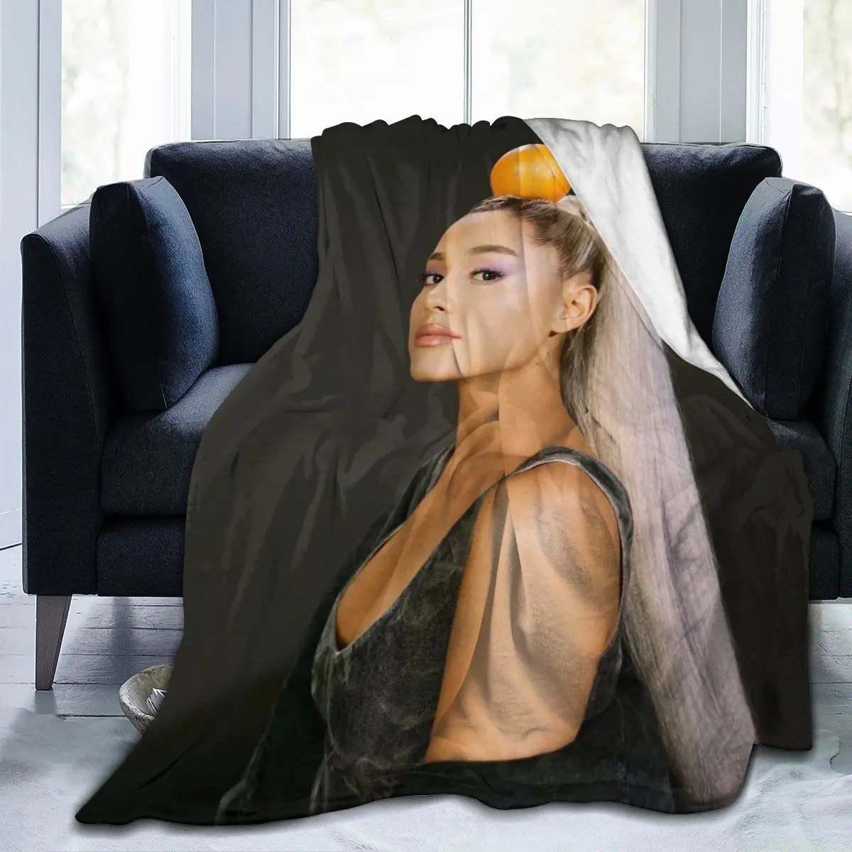 Ariana Grande soft flannel blanket children's bed sheet baby bag sofa bedroom decoration children's gift