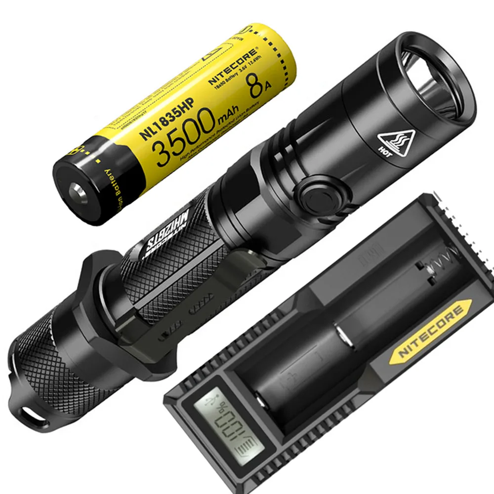MH12GTS 35HP UM10 NITECORE MH12GTS тактический фонарь XHP35 HD max 1800 люмен луч бросок 226 м USB непосредственно заряжаемый факел Открытый свет - Испускаемый цвет: MH12GTS 35HP UM10