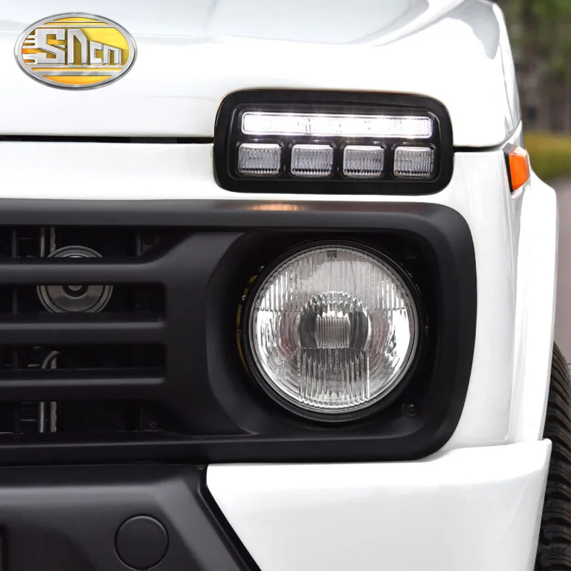 

LED Daytime Running Lights for Lada Niva 4x4 1995+ 2019 with Running Turn Signal Light Lamp DRL Fog Lamp