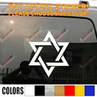 Виниловая наклейка на автомобиль, еврейская звезда Давида магена, Израиль, выберите размер и цвет год