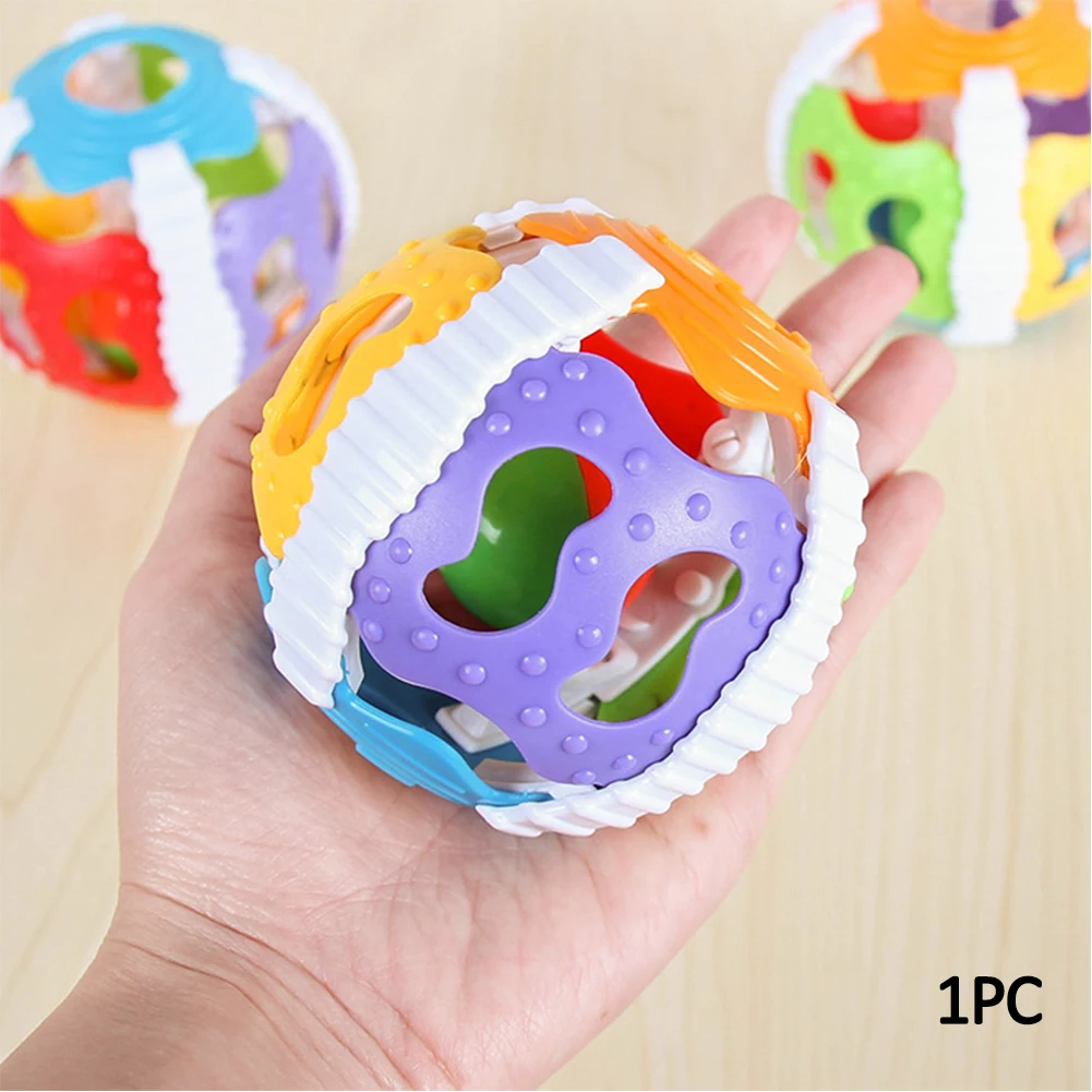 

Bedroom Educational Toy 6 Color Living Room Baby Soft Funny Portable ABS Home Ball Handrattle