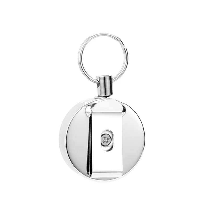 

Fishing Rod Telescopic Buckle Stainless Steel Wire Anti Retention Rope Key Ring Alarm Badge Reel Belt Clip Tool