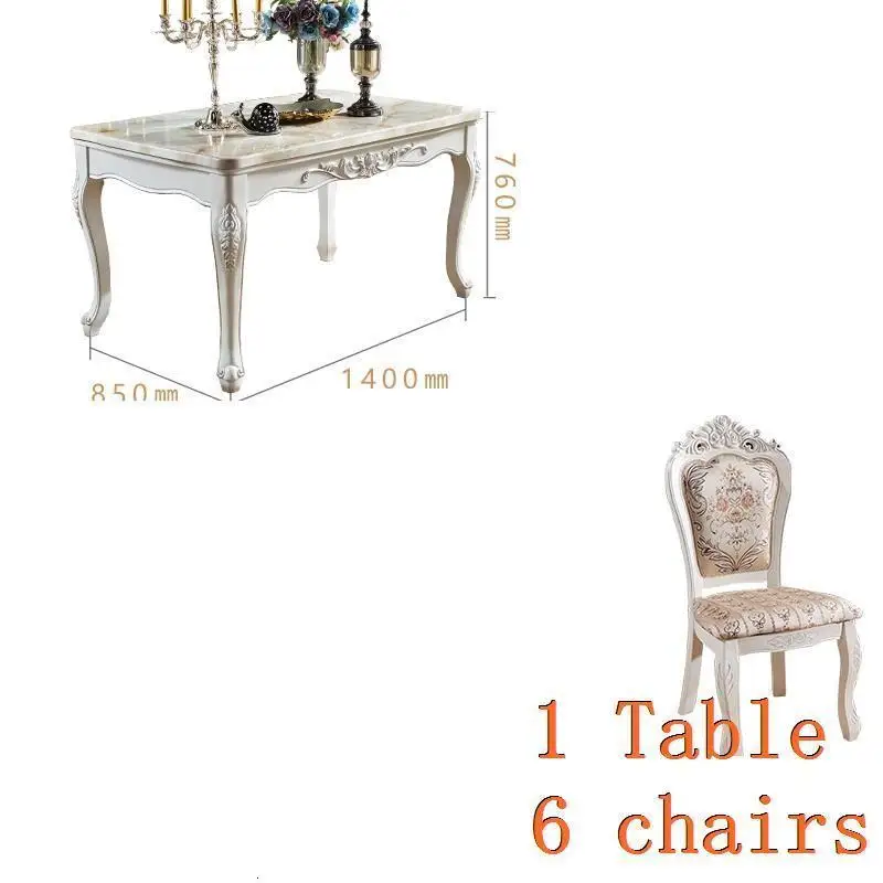 Masa Sandalye Sala De Jantar Esstisch Tafel Redonda Eettafel Tisch обеденный набор европейский стол