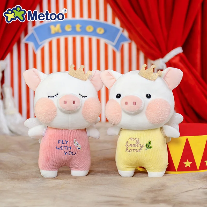 12 шт./лот 15 см Metoo Кролик зодиака Свинья плюшевая игрушка Юань Qi свинья сокровище