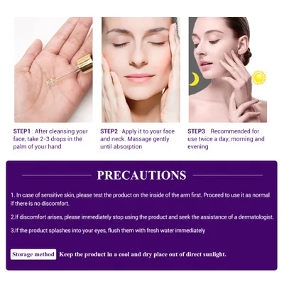 Breylee эфирные масла быстрая укрепляющая подтяжка эссенция для лица масло массаж