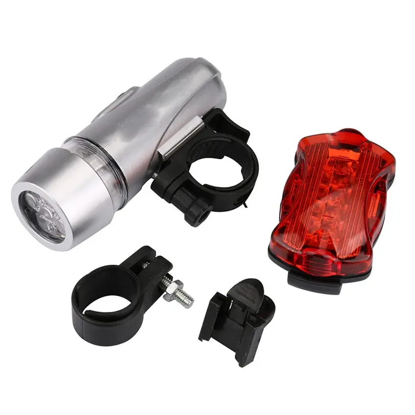 

Bicycle Front And Rear Lamp Set Multi-Function-Gray