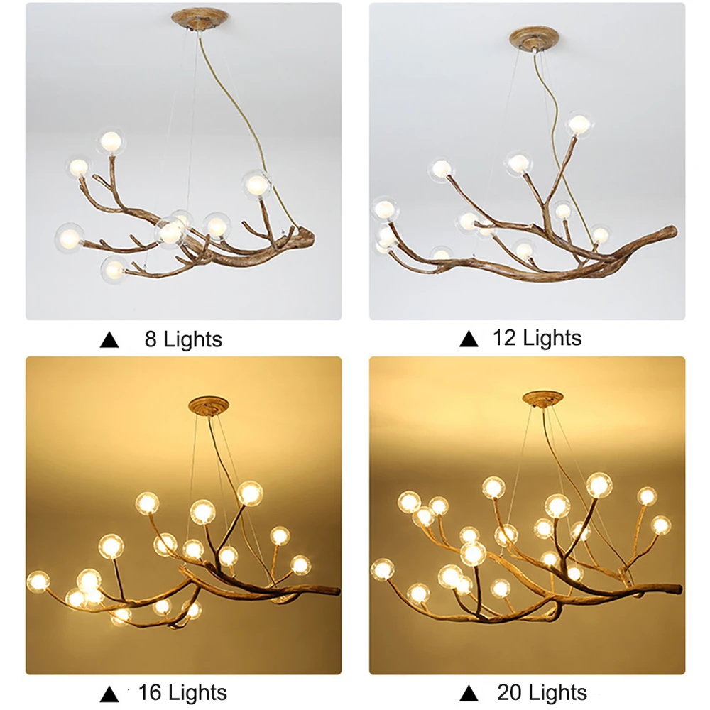 

Nordic LED Branch Chandelier Lights Living room Lamps Modern Molecular Chandeliers for Bedroom Restaurant Decoration Lighting