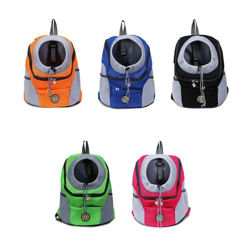 

Carrier For Dogs Outdoor Pet Dog Carrier Bag Double Shoulder Portable Travel Backpack Small Dog Cat Front Bag Mesh Backpack Head