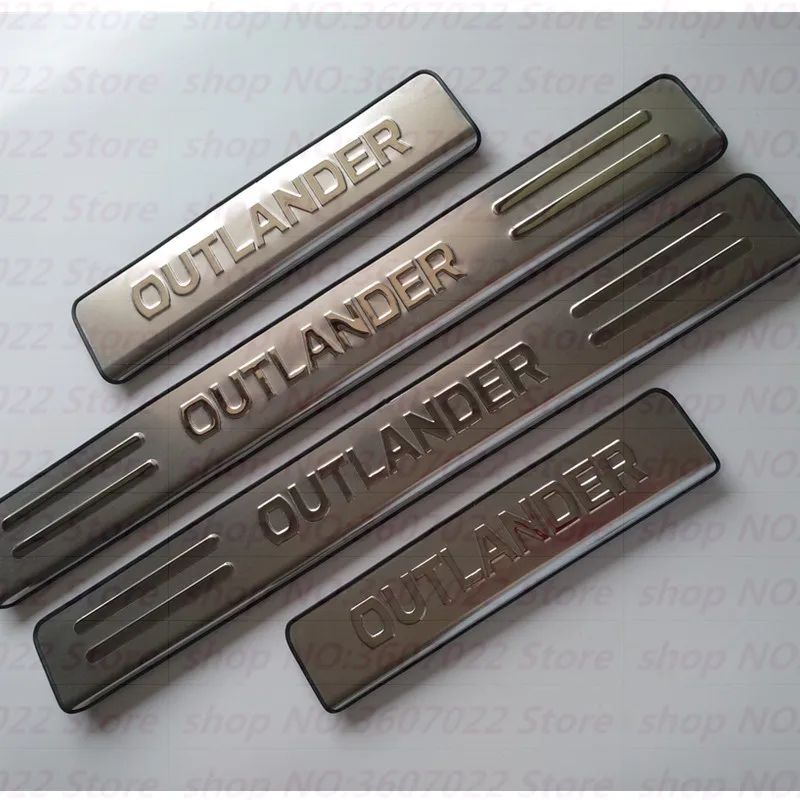 Аксессуары подходят для 2007 2008 2009 2010 2011 2012 MITSUBISHI OUTLANDER Накладка на порог из