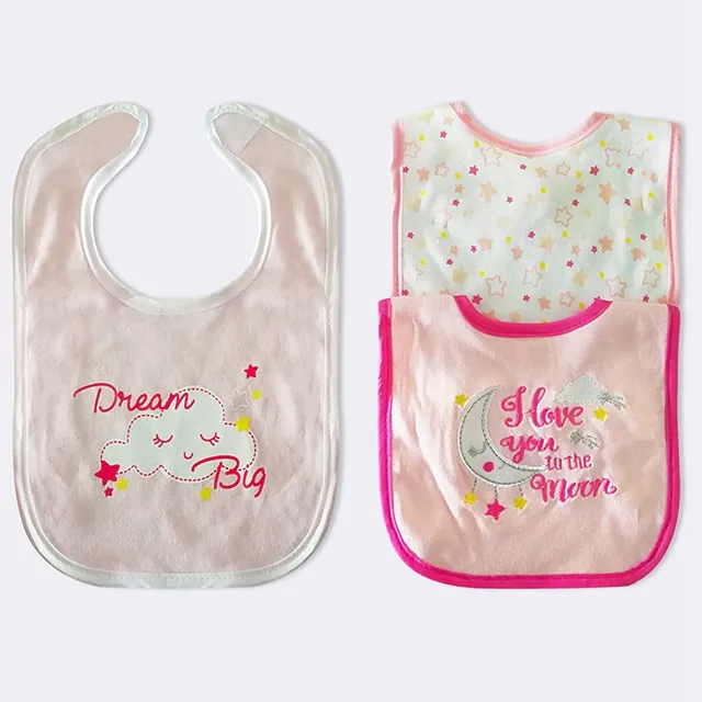 BB3014 Детские слюнявчики menino, 3 шт./партия, милые Слюнявчики для малышей и тканые Слюнявчики, детские товары - Цвет: BB3014