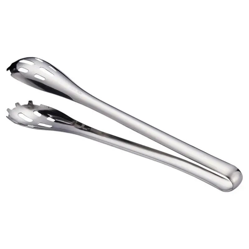 

1 Piece Stainless Steel Kitchen Tongs Heat Resistant Hollow-Out Barbecue Tongs Home BBQ Steak Beef Clips Kitchen Accessories
