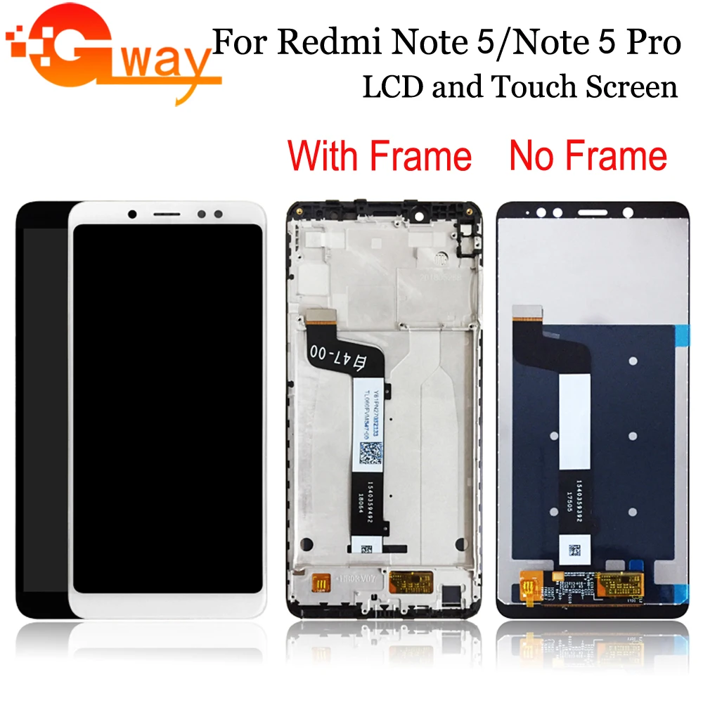 Для Xiaomi Redmi Note 5 ЖК-дисплей сенсорный экран тест хороший дигитайзер сборка Замена