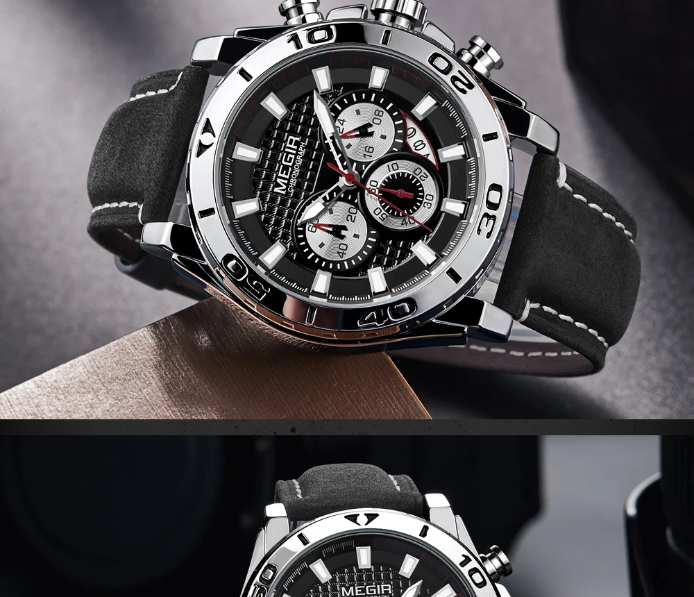 Relojes MEGIR часы мужские модные спортивные кварцевые мужские часы, наручные часы лучший бренд класса люкс водонепроницаемые часы Relogio Masculino