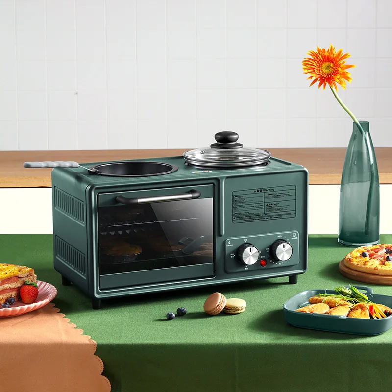 Машина для завтрака мульти Функция четырех в одном бытовой 8 литровый тостер